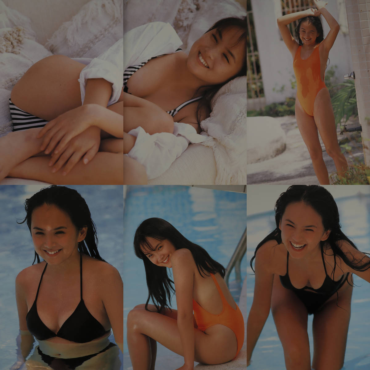 やや傷や汚れあり】山口リエ 17歳 ファースト写真集「Candy Kiss」1994