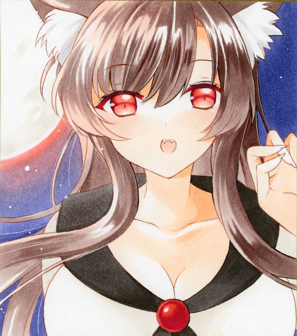 手描きイラスト* 『東方Project』今泉影狼｜コミック、アニメグッズ