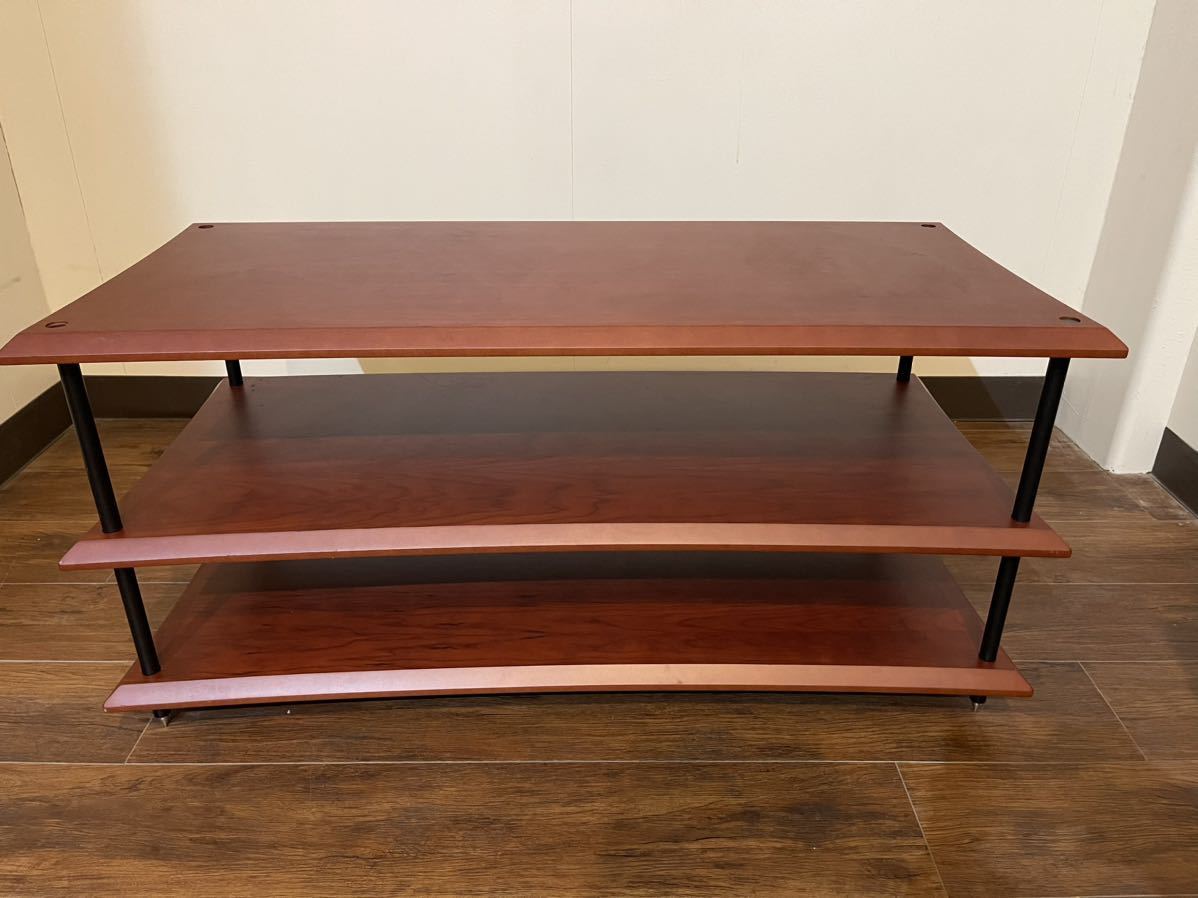 美品 QUADRASPIRE QAVM オーディオラック ダークオーク