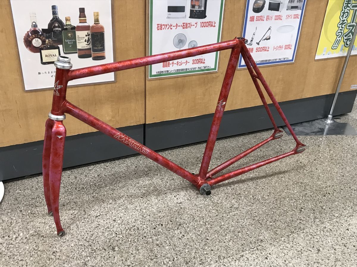 大量ラメ MAKINO マキノ 競輪フレーム NJS 540mm エアロ