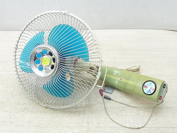 傷や汚れあり】△141433*2△NATIONAL/ナショナル30cm壁掛け扇風機F