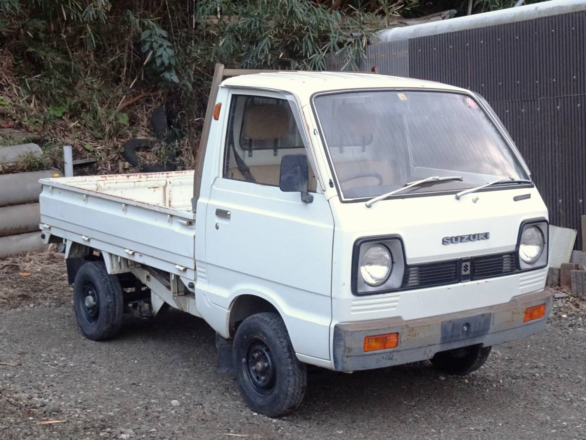 【走行距離 39,238 km】希少2サイクル!ST30 エンジン絶好調!【動画あり】昭和54年式 スズキ キャリイ トラック 旧車2スト ...