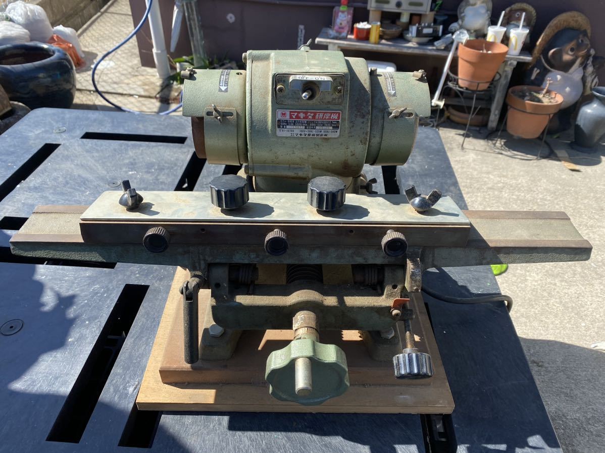 マキタ 研磨機 9804 刃物研磨機 電動工具 makita 回転動作確認済み