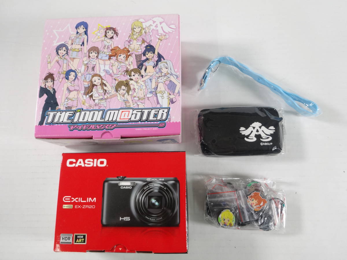 CASIO EXILIM ZR20 アイドルマスターコラボ 限定デジカメ 未使用38⁄Ω064☆アイドルマスター×CASIO コラボ デジタルカメラ
