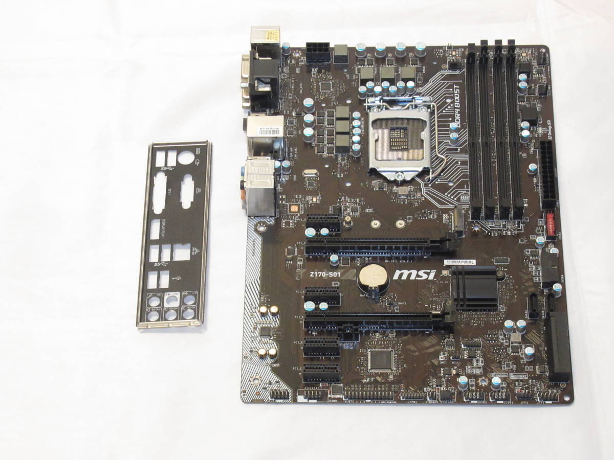 msi Z170-S01 マザーボード＋i5 6500CPU ＋GTX960 Amazon | MSI Z270-S01のデスクトップのマザーボードのMSI Z270