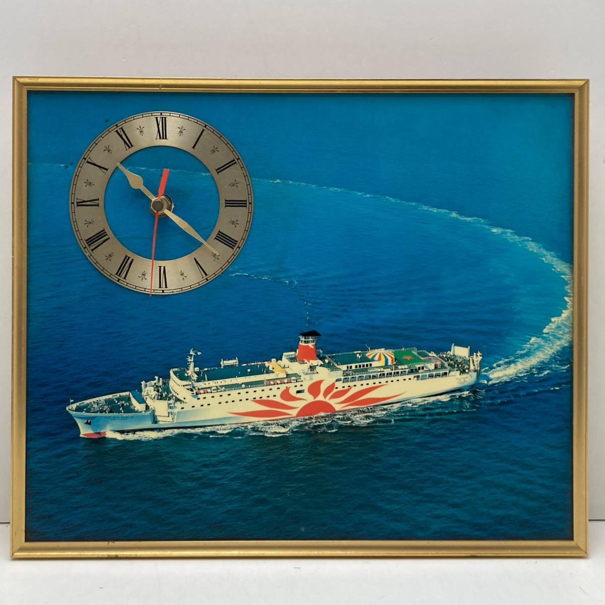 さんふらわあ 木製模型 全長80cm程度 照明点灯確認済み