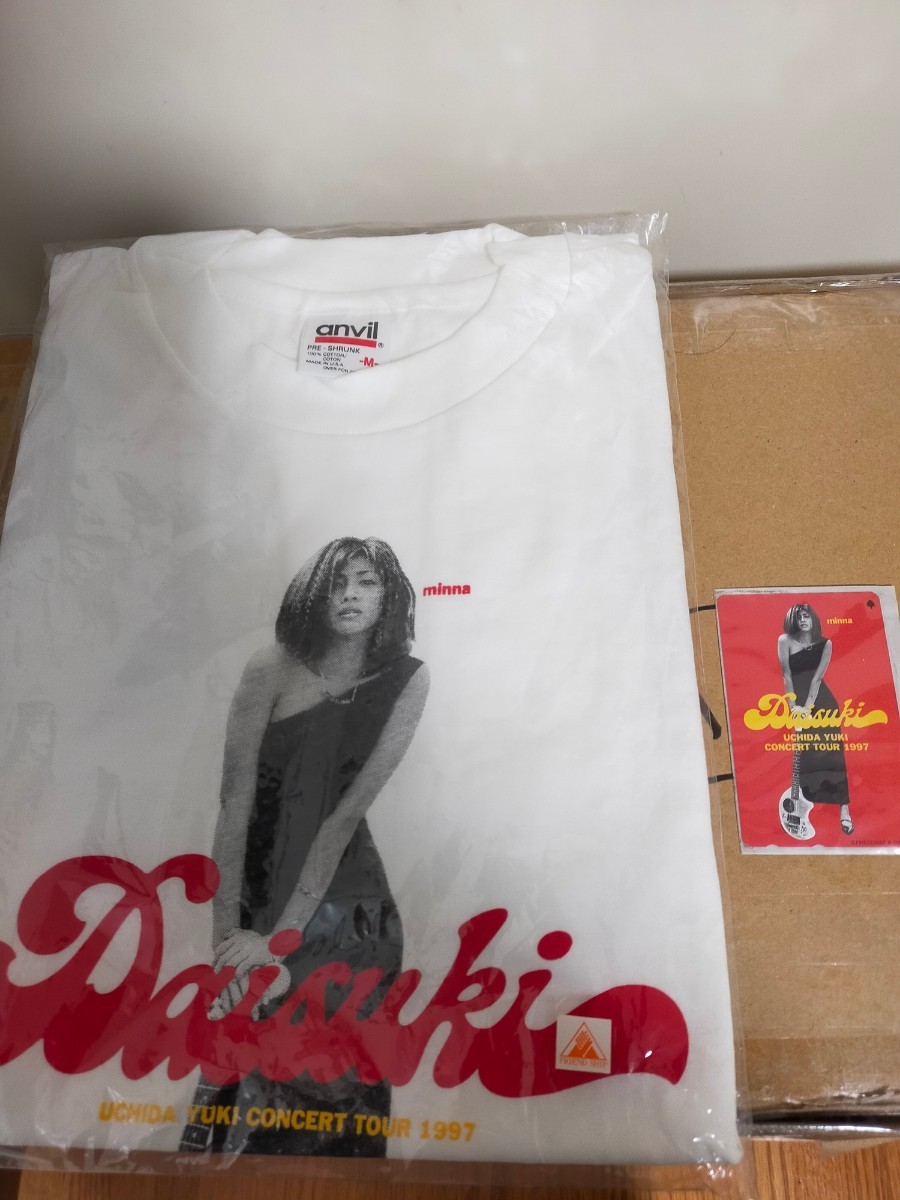 目立った傷や汚れなし】内田有紀 内田有紀コンサートツアー1997Tシャツ 