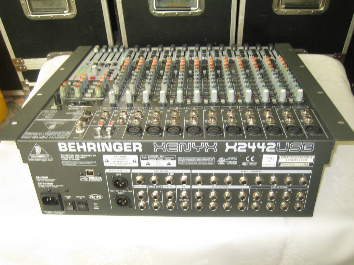 BEHRINGER XENYX 2442FX アナログミキサー Behringer XENYX 2442FX アナログミキサー