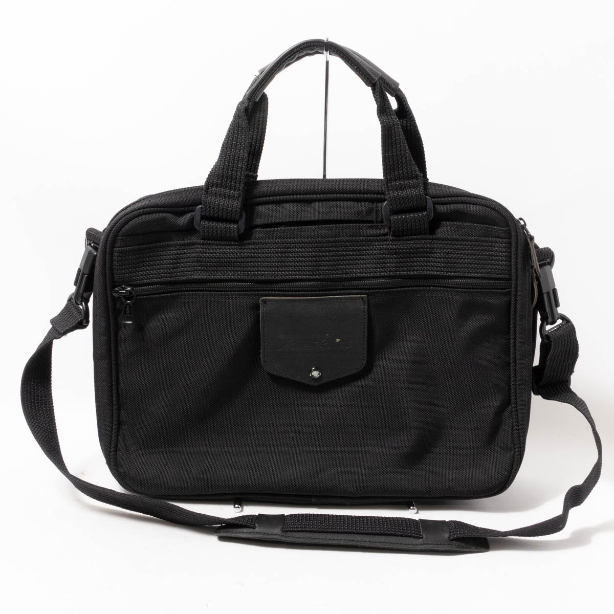 【傷や汚れあり】Eddie Bauer エディーバウアー ビジネスバッグ ブリーフケース 2way メンズ ブラック 黒 多収納 A4収納