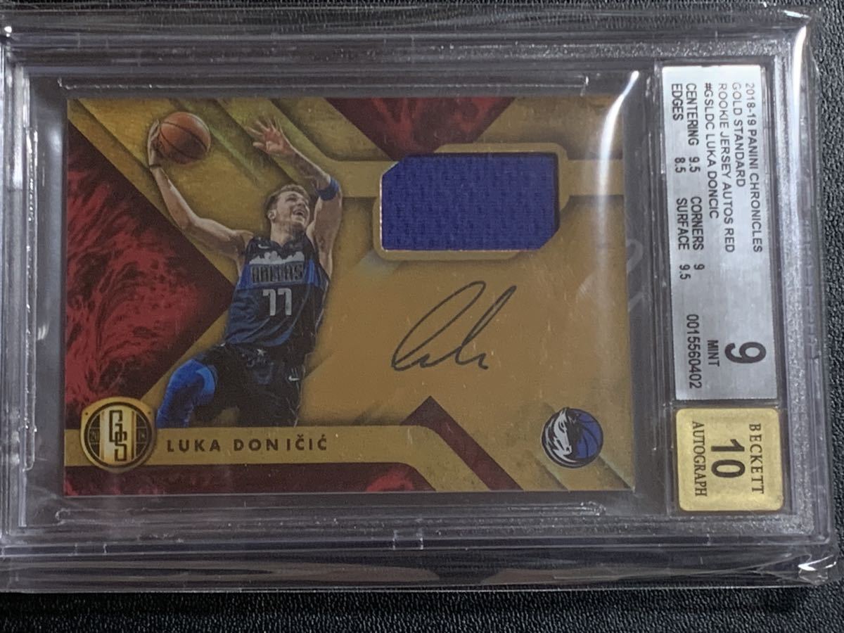 未使用に近い】BGS鑑定済 Luka Doncic 2018-19 Panini Chronicles Gold 