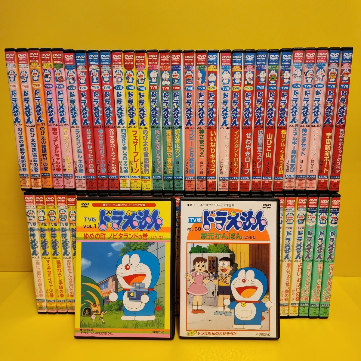 VHS ドラえもん 21世紀テレビ文庫 33巻セットおまけ付き 入手困難 TV版 ドラえもん 21世紀テレビ文庫 藤子F不二雄