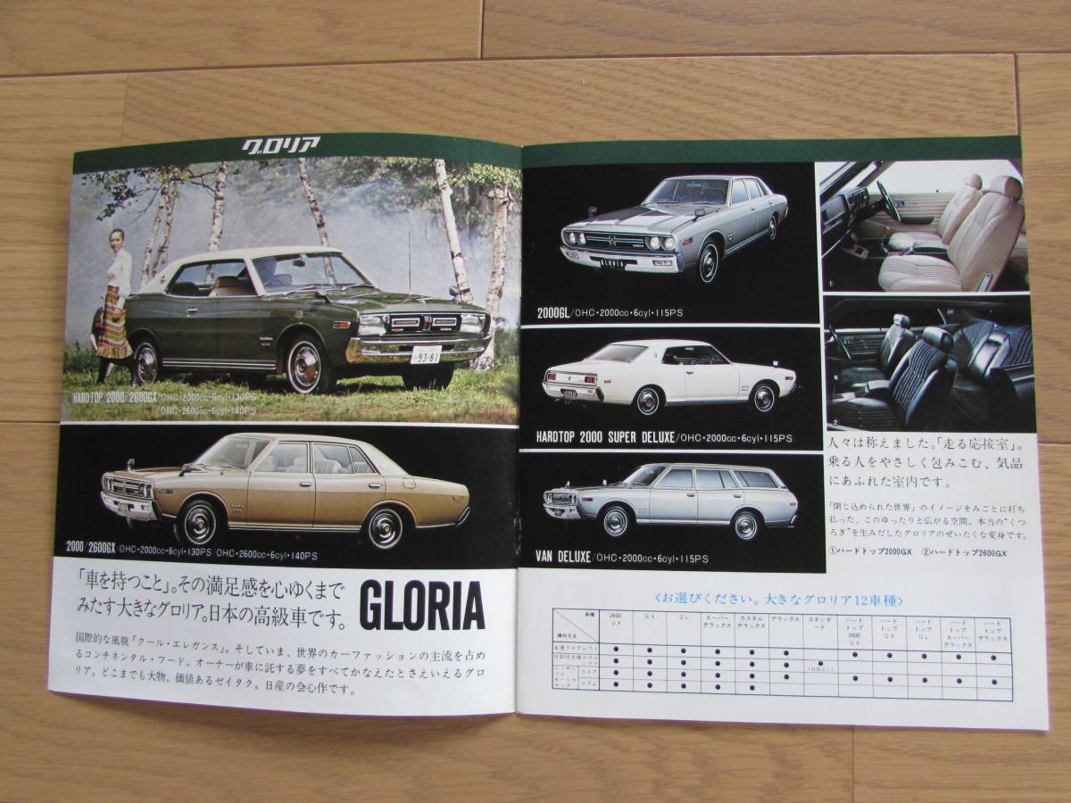 【日産　PRINCE誌】　小冊子　他オマケ 目立った傷や汚れなし】1970年代 日産 プリンス 総合カタログ 「 ALL