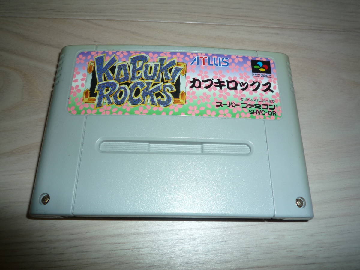 r*i様 【起動確認済み】【美品】カブキロックス　 スーパーファミコン r*i様 【起動確認済み】【美品】カブキロックス