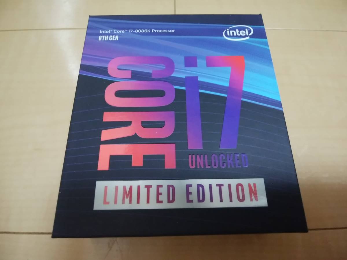  cpu intel core i7 8086k limited edition box intel 8 