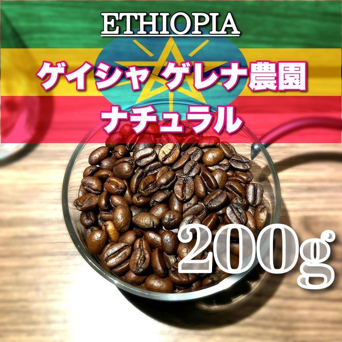 エチオピア】モカ・ゲイシャ ナチュラル コーヒー生豆 10kg
