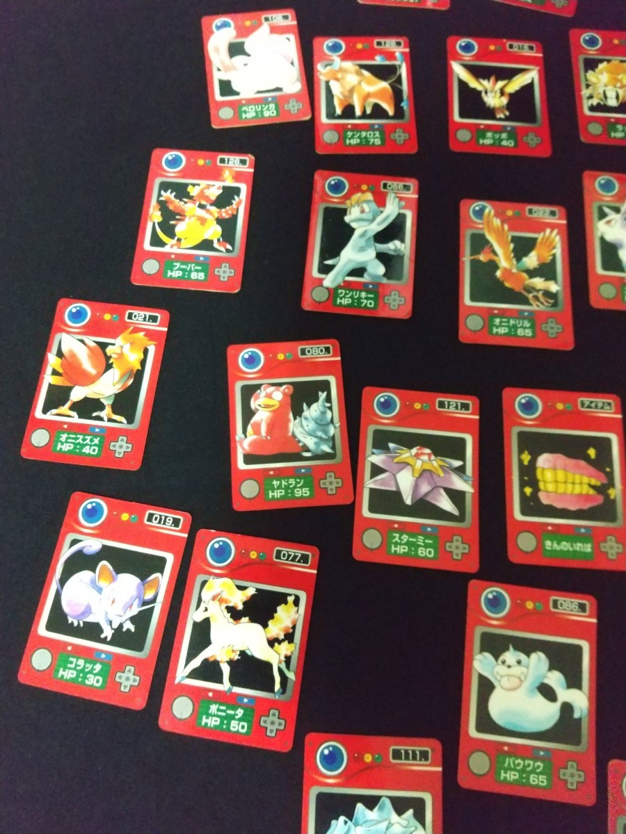 全体的に状態が悪い】ポケモン ミニカード 42枚 セット まとめ
