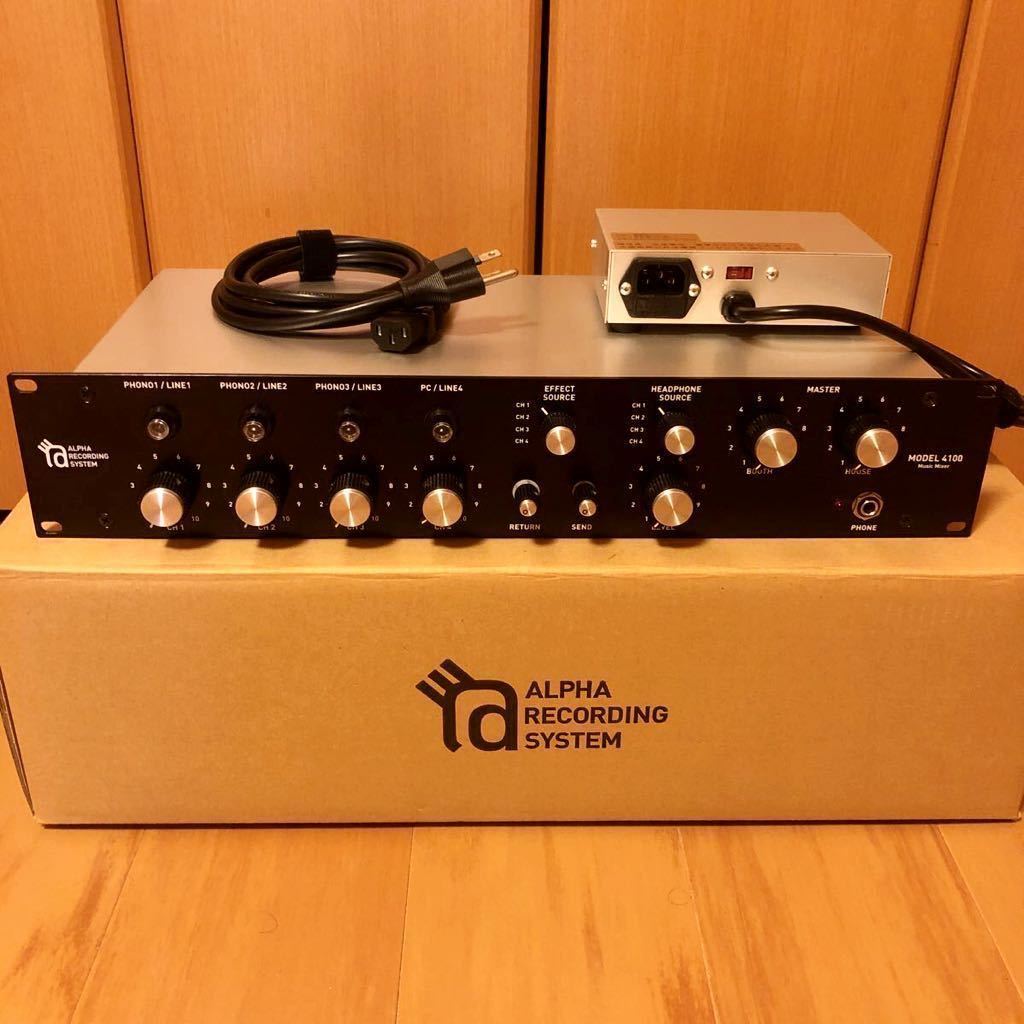 ALPHA RECORDING SYSTEM MODEL 4100 ロータリーミキサー