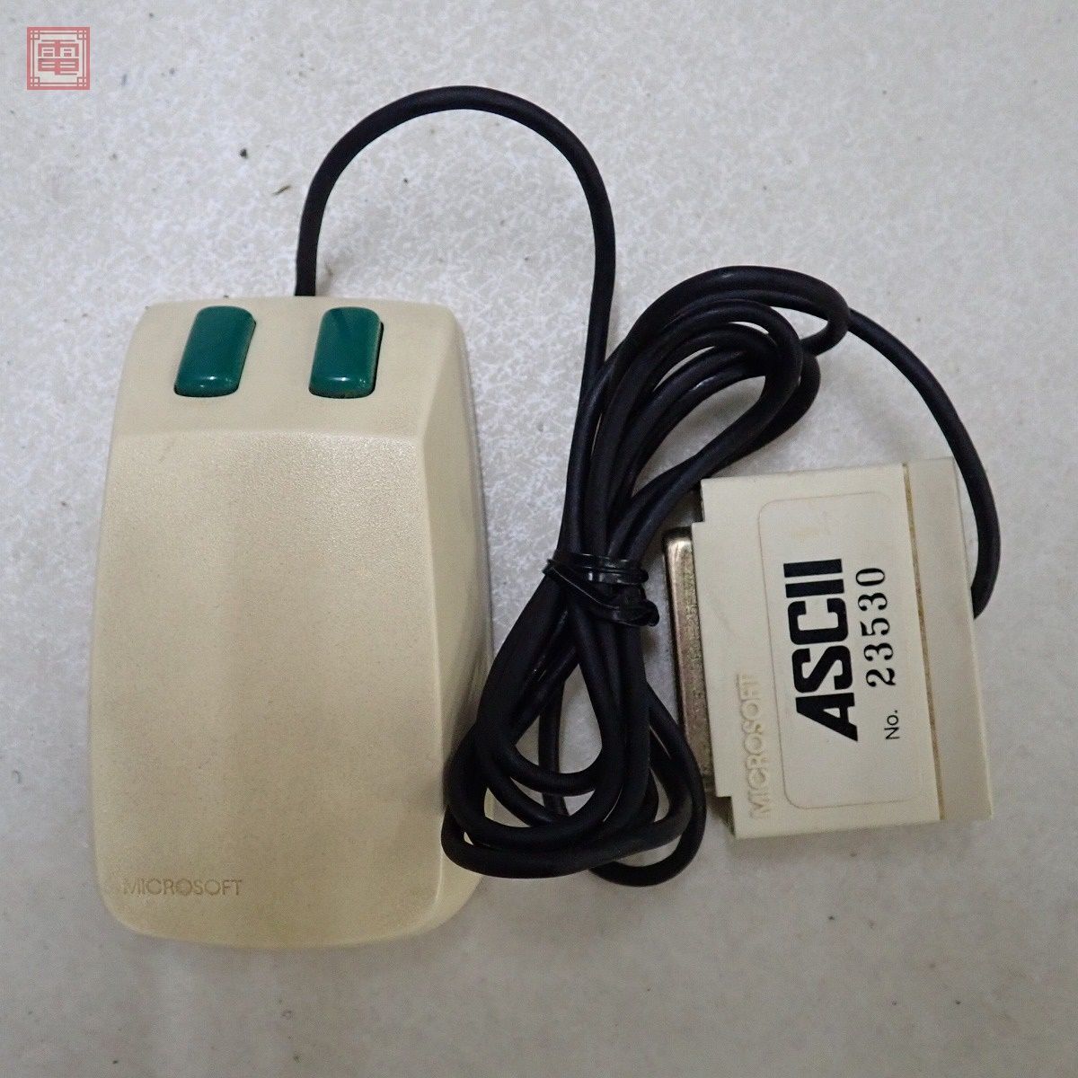 アスキーマウスセット InkPot PC-8801 5'2D 全体的に状態が悪い】ASCII PC-9801/PC-8801 RS-232C用 MICROSOFT