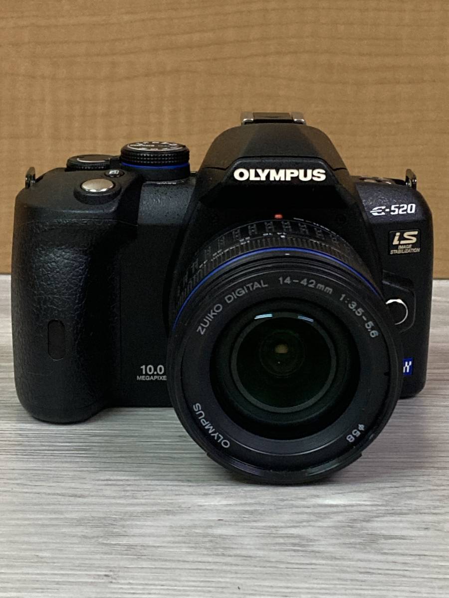 【傷や汚れあり】 送料無料 OLYMPUS E520 デジタル一眼レフカメラ オリンパス ジャンク品 簡易動作確認 修理 リペア 部品取り