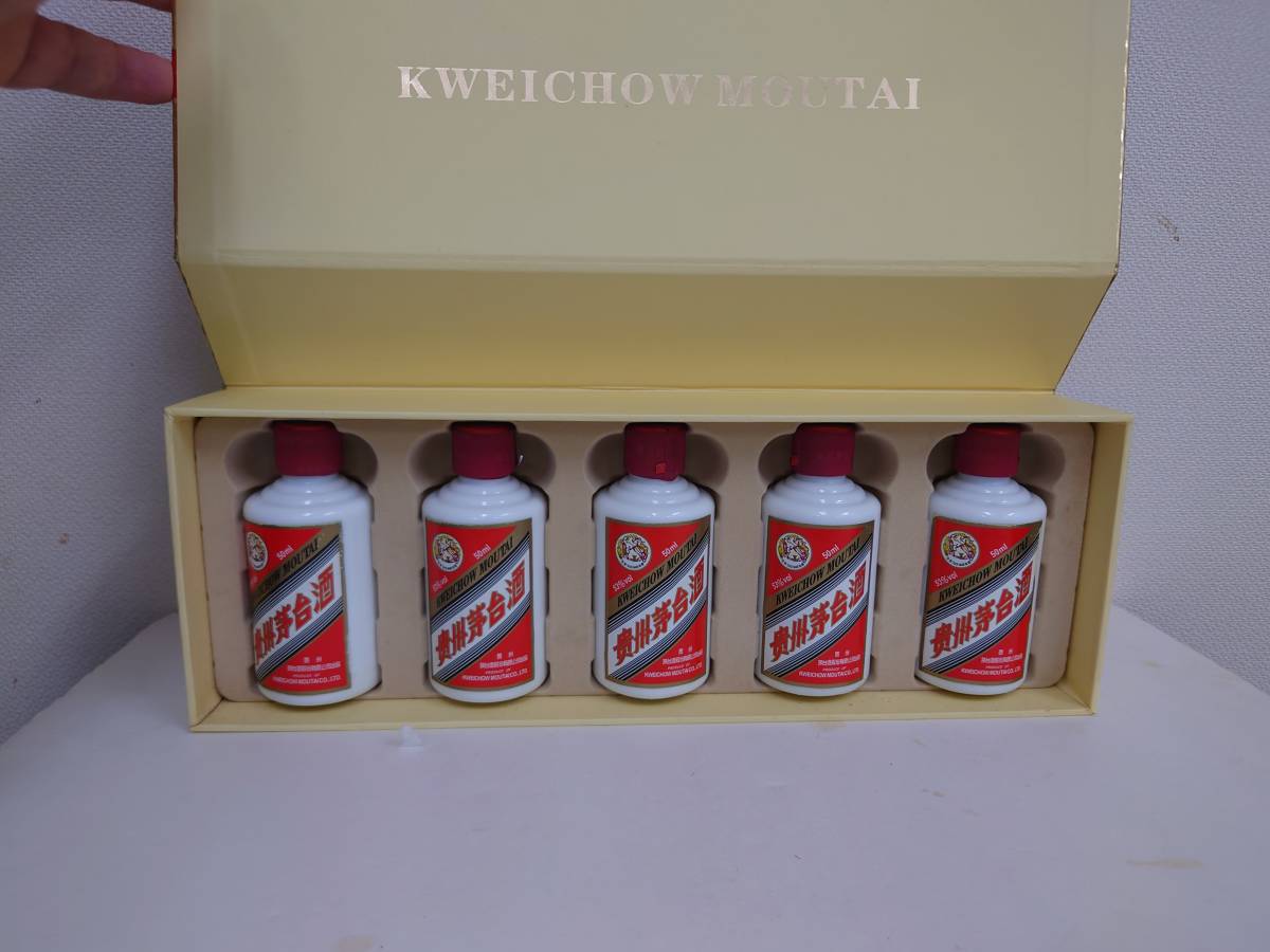 未開栓　マオタイ　貴州茅台酒 ミニチュア瓶 53° 50ml bigban_1009102701807