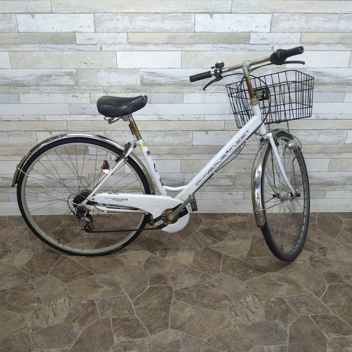 Physalis fleet 27インチ ホワイト 6段ギア付き