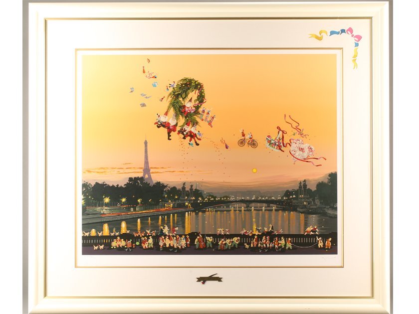 ☆ヒロ・ヤマガタ ☆「森の小径」真作保証 人気のヤマガタ作品 本人