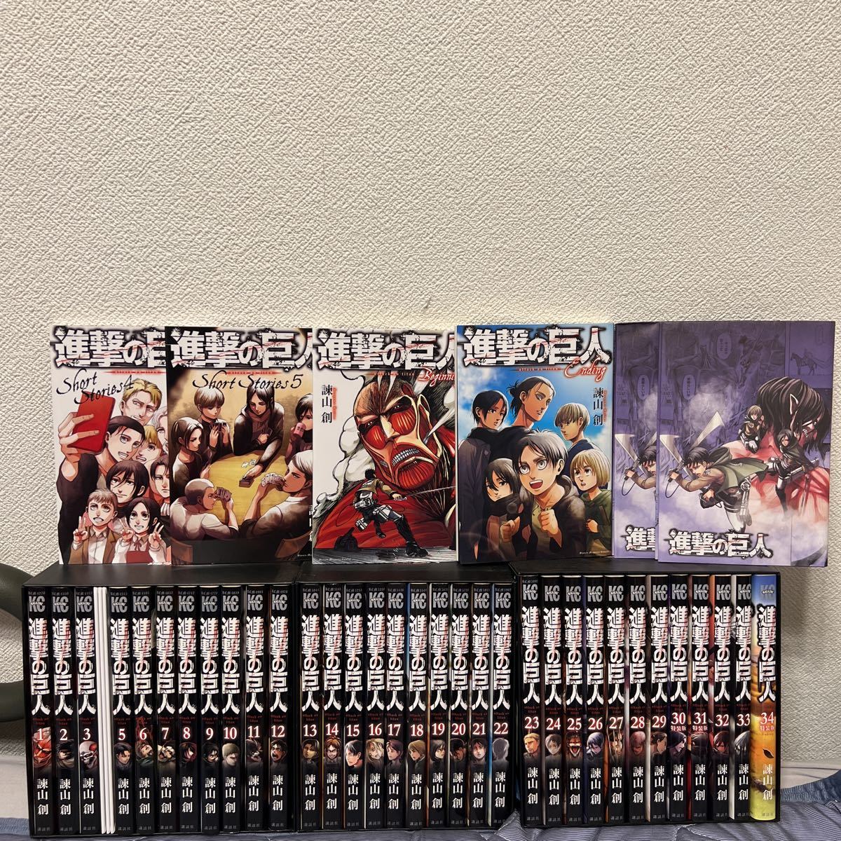 進撃の巨人 全34巻セット 進撃の巨人 全巻(34巻)セット+DVD2