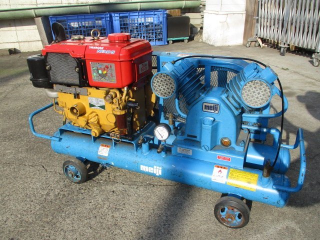 明治ディーゼルコンプレッサー　セルモーター付き 明治ディーゼルコンプレッサー セルモーター付き