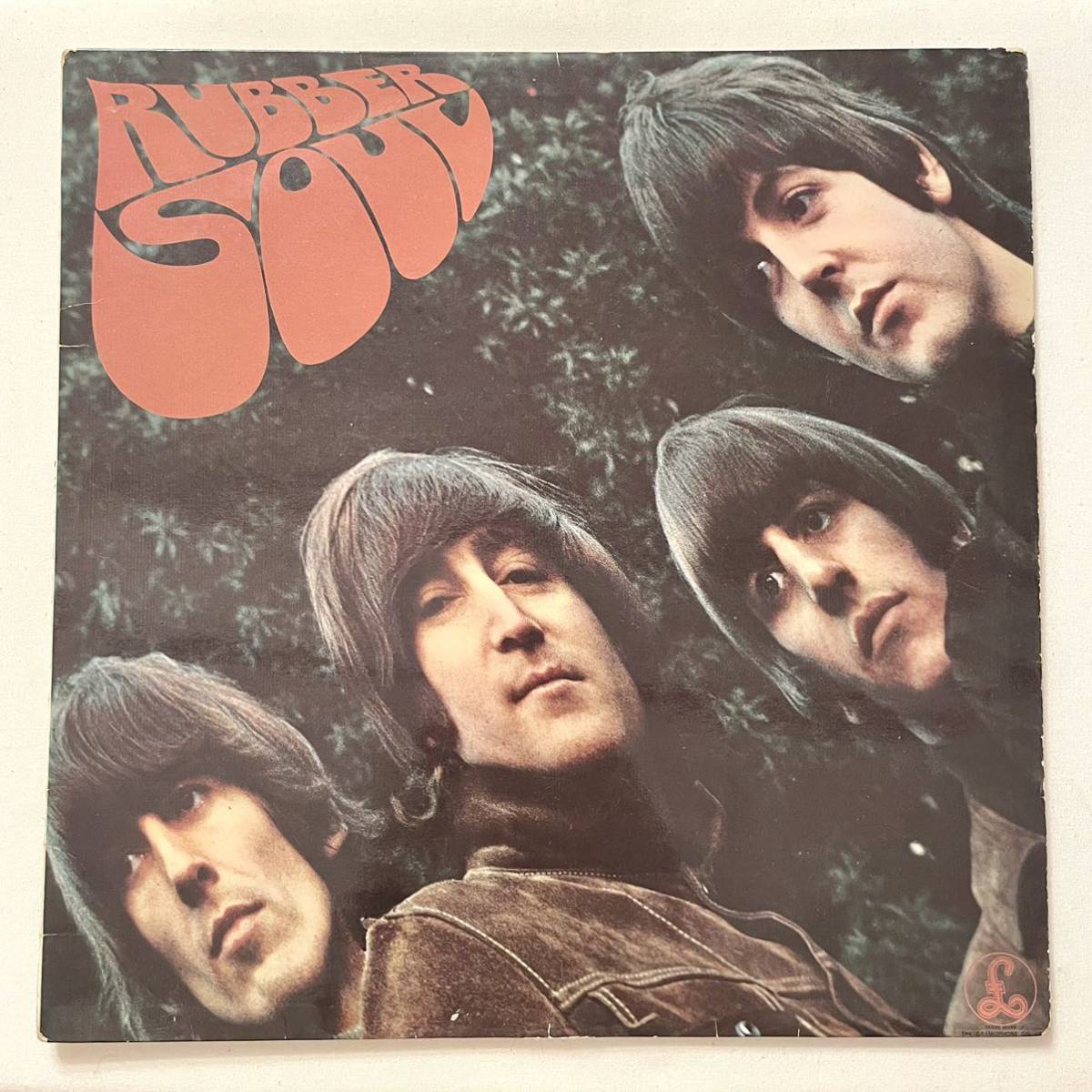 【やや傷や汚れあり】美盤 MONO LP THE BEATLES / RUBBER SOUL UKオリジナル盤