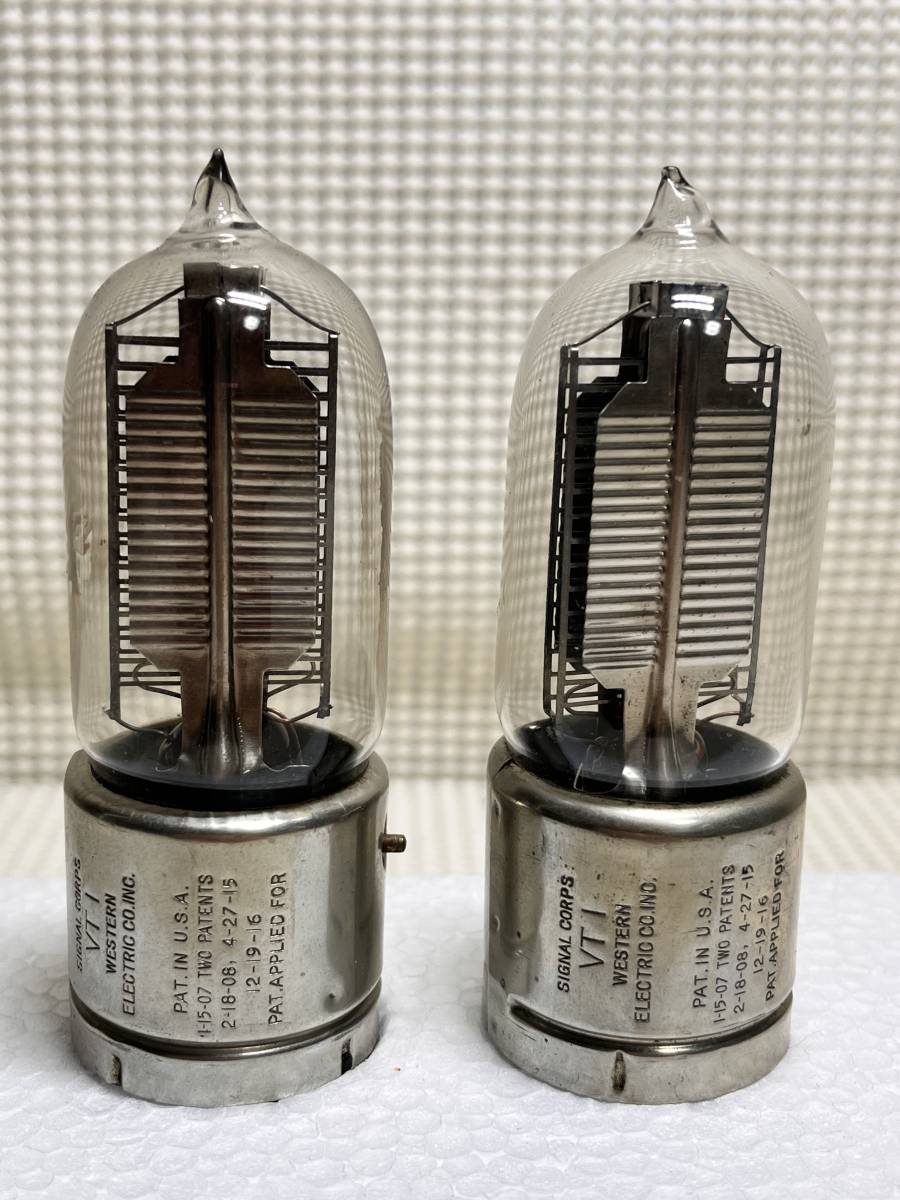 【傷や汚れあり】(3)Western Electric Tube VT 1 / ウエスタンエレクトリック 真空管 VT 1 PAT.IN