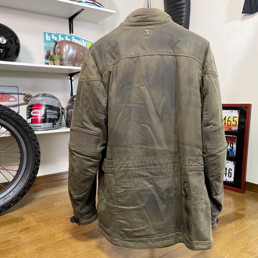 Barbour×TRIUMPH オリーブグリーンジャケット Barbour×TRIUMPH オリーブグリーンジャケット