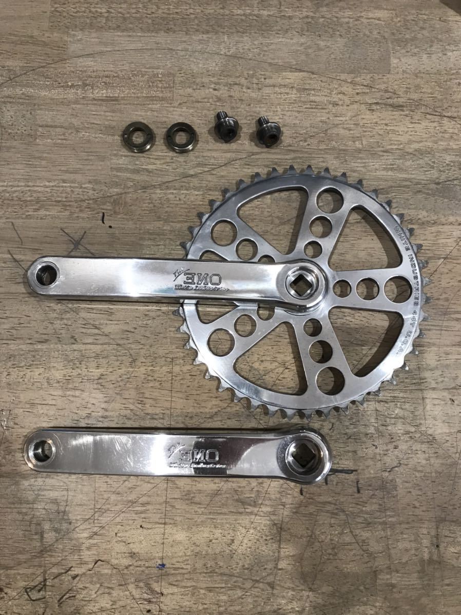 【傷や汚れあり】WHITE INDUSTRIES eno single crank ホワイトインダストリーズ クランク 44T ブルーラグ