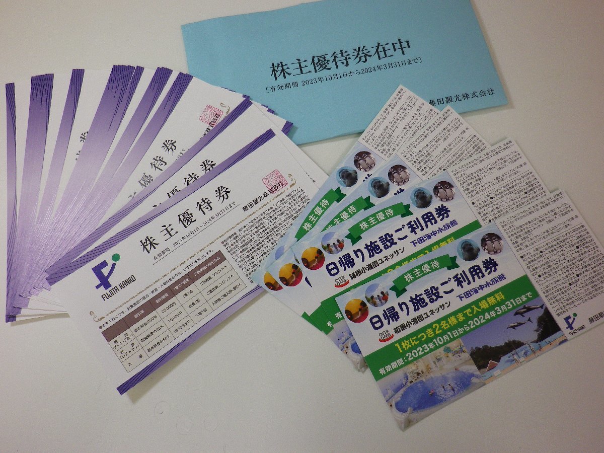 【2枚セット】藤田観光 株主優待 日帰り施設利用券 最新 藤田観光 株主優待 日帰り施設ご利用券 ４枚セット 藤田観光 株主