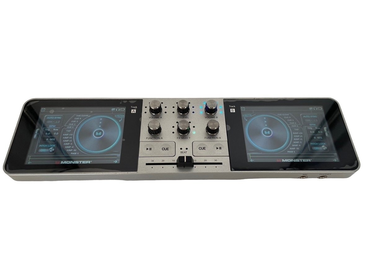 【目立った傷や汚れなし】 MONSTER モンスター GODJ MIXER PTBL ポータブル DJシステム StandAlone DJ