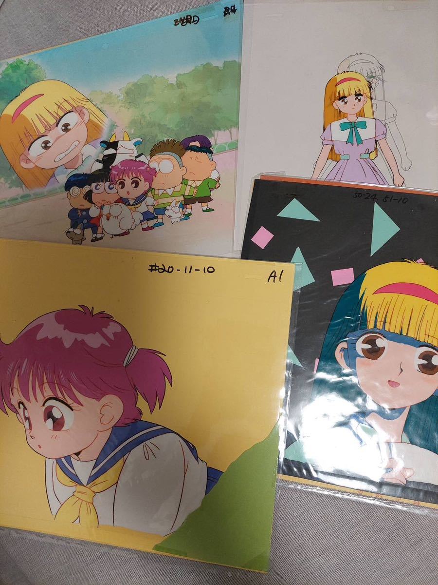 やや傷や汚れあり】きんぎょ注意報☆セル画 4枚セット☆の落札情報詳細