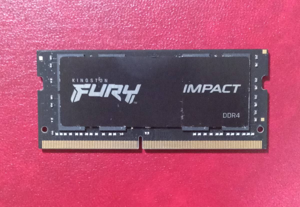 【目立った傷や汚れなし】MG034【動作品】Kingston DDR43200 32GB×1枚【送料無料】PC425600 ノートPC用