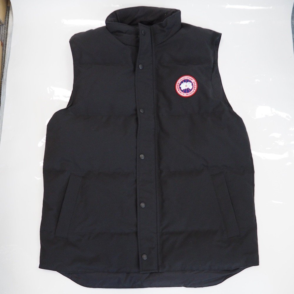 【やや傷や汚れあり】Th946451 カナダグース ダウンベスト GARSON VEST ギャルソンベスト 4151M ブラック XL CANADA GOOSE 良好・中古の落札情報詳細