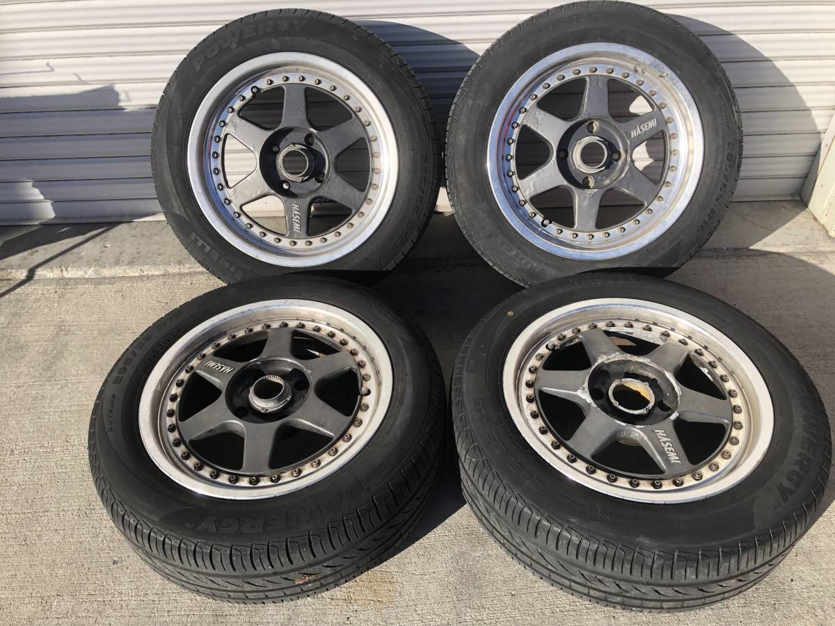 ハセミスポーツ(?)センターロック レース用 メッシュ 守れる ホイール 1本