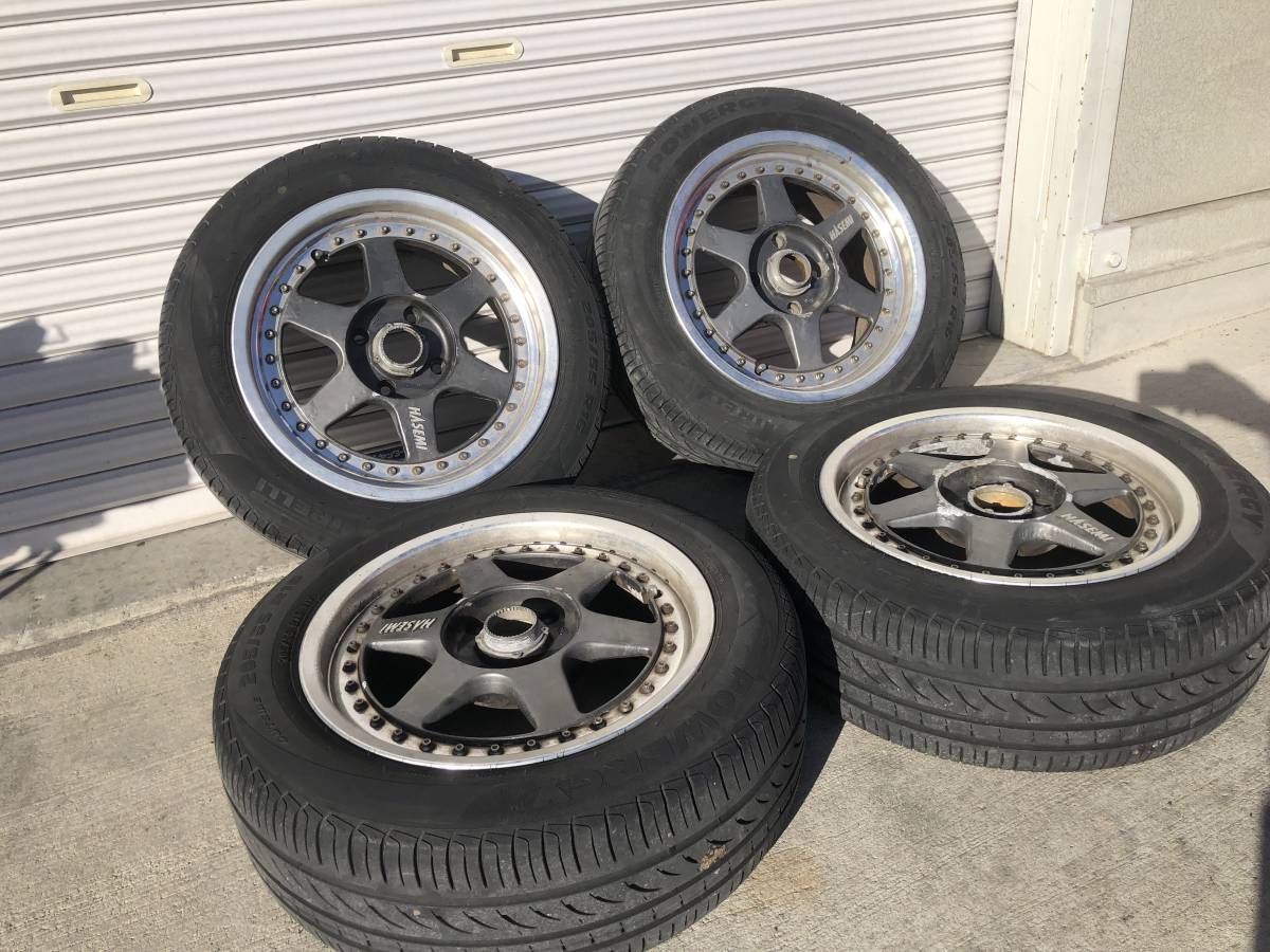 SSR HASEMI SPORTS PROT-S RG 16inch ハセミ 傷や汚れあり】HASEMI PROT-S RGホイール 16インチ 4本セット 4H 4穴