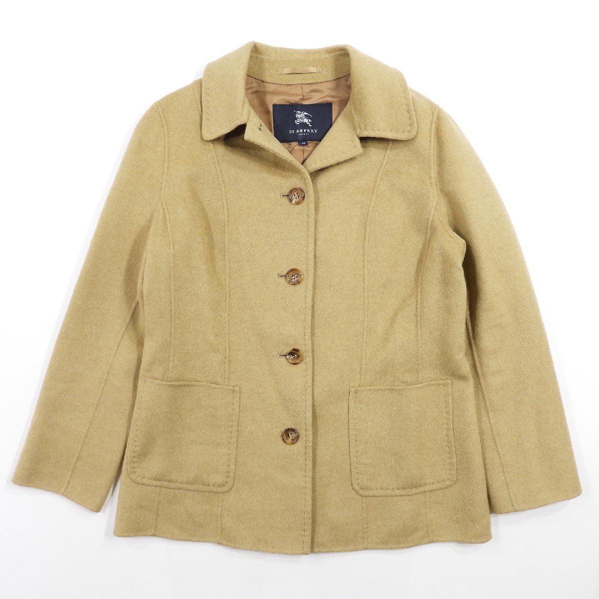 【目立った傷や汚れなし】BURBERRY LONDON バーバリー ロンドン ウールジャケット size 44 13600 レディース