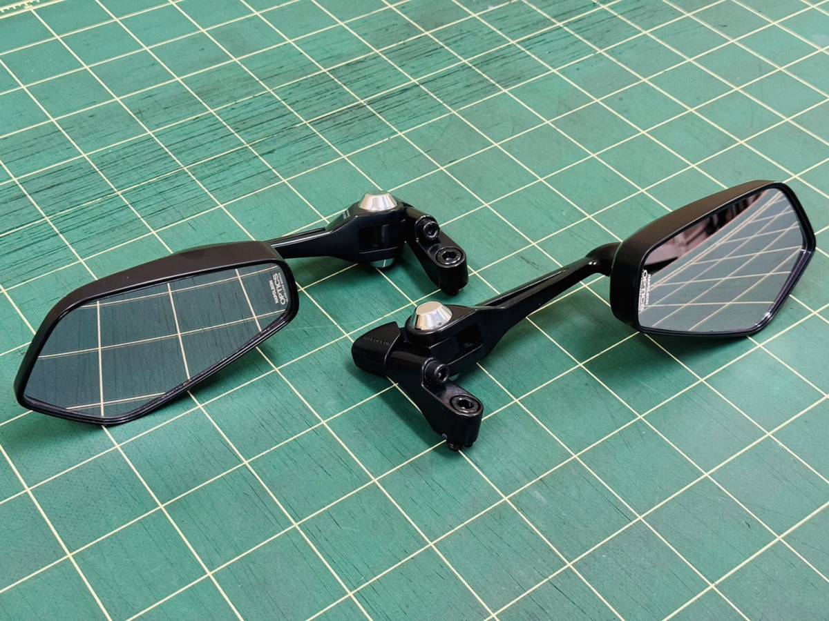 バイク 【新品左右セット】タナックス ナポレオン SHARK MIRROR 3