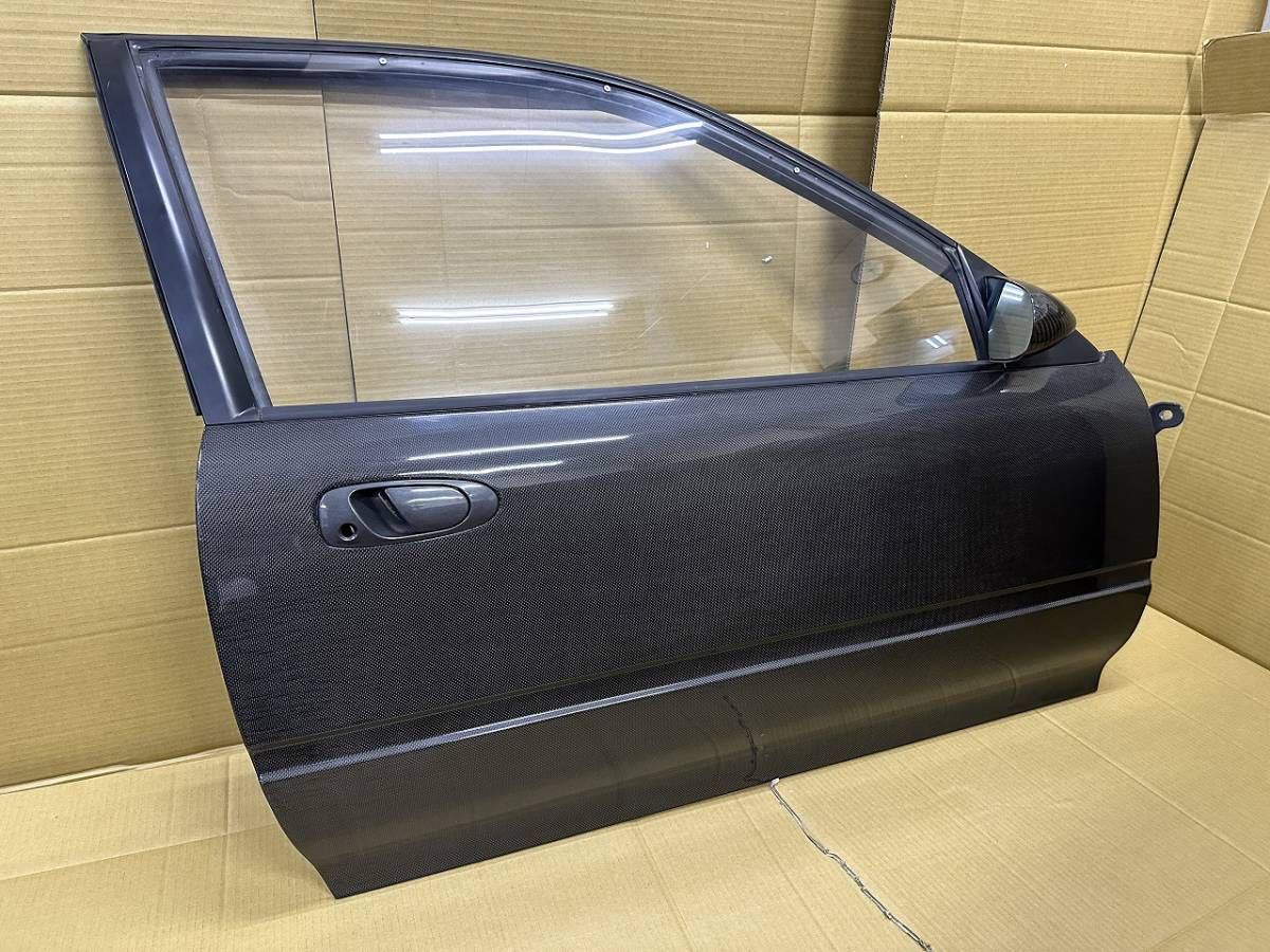 やや傷や汚れあり】シビック EG6 カーボンドア アクリル カーボン