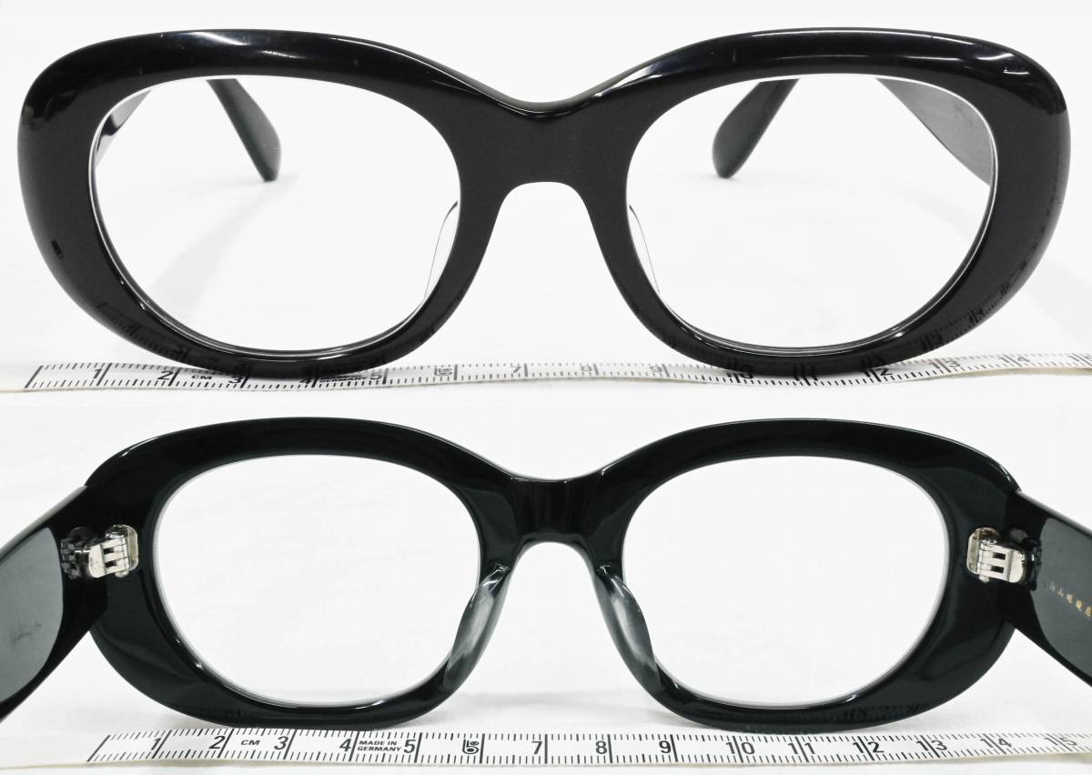 レンズ度なし白山眼鏡