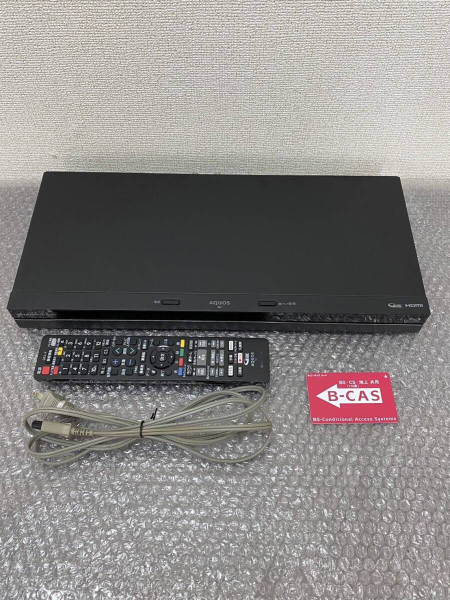 シャープ 1TB BD-NW1000 2016年製 ブルーレイレコーダー