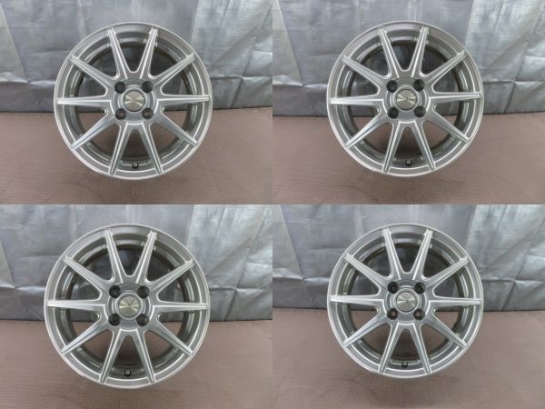 アルミホイール メーカー不明 15インチ 6.5j ホイール 4本 アルミホイール メーカー不明 15インチ 6.5j ホイール 4本