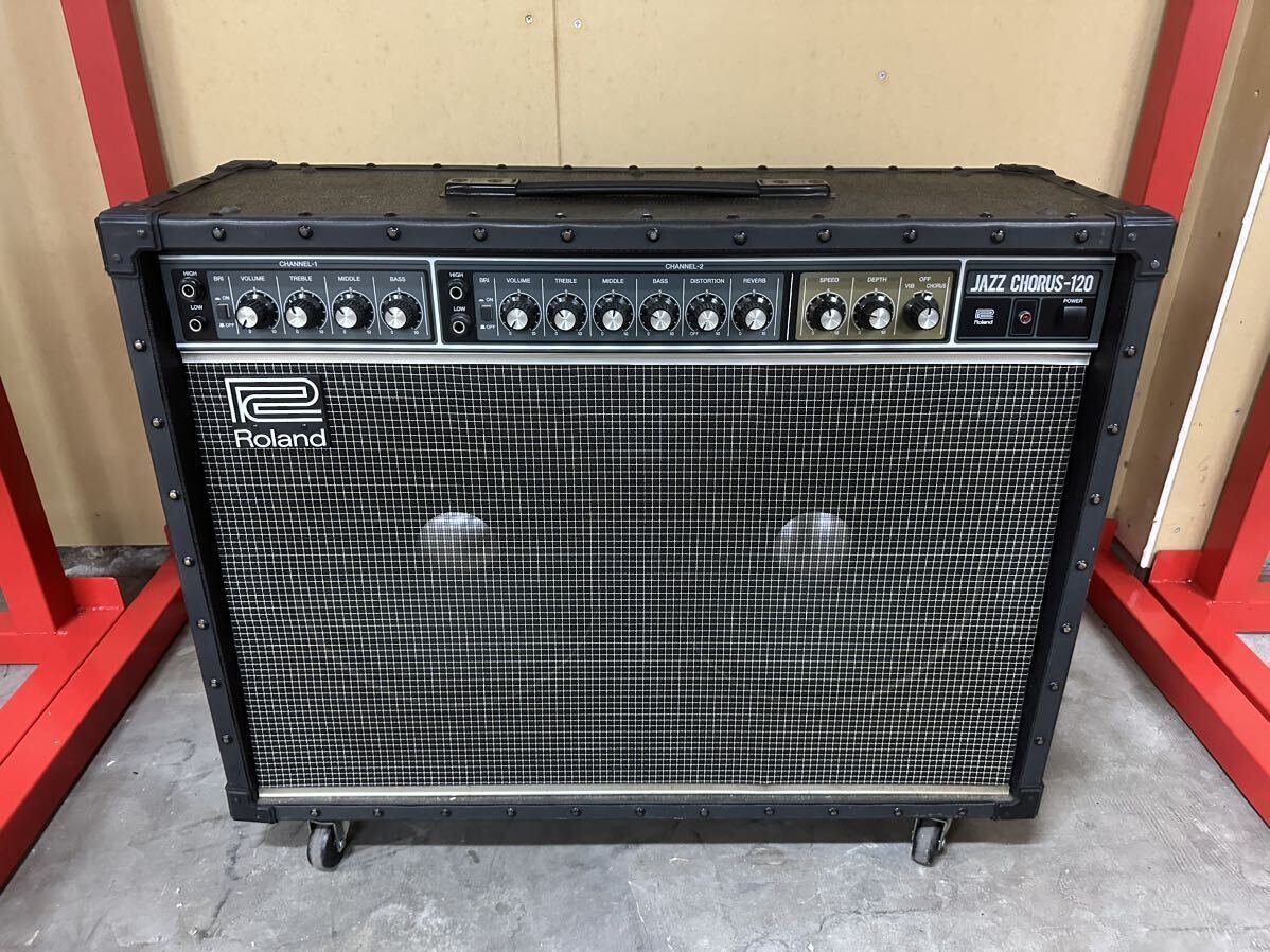 【やや傷や汚れあり】Roland JAZZ CHORUS120 JC120 ローランド ジャズコーラス ギターアンプ ② ※LOWジャック