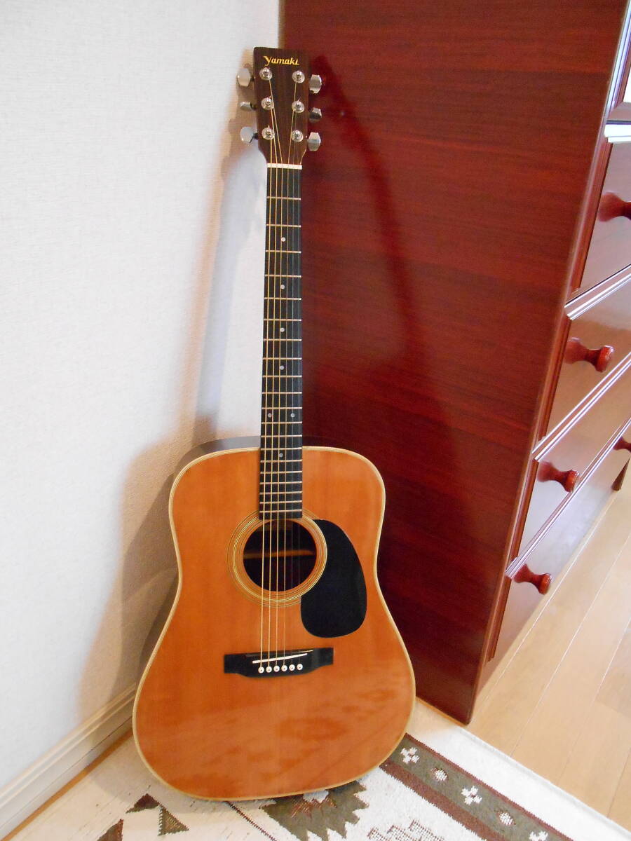 S:YAMAKI/ヤマキ/アコースティックギター/No,112?/1970年?/単板/Deluxe/フォークギター S:YAMAKI/ヤマキ/アコースティックギター/No,112?/1970年?/単板/Deluxe/フォークギター