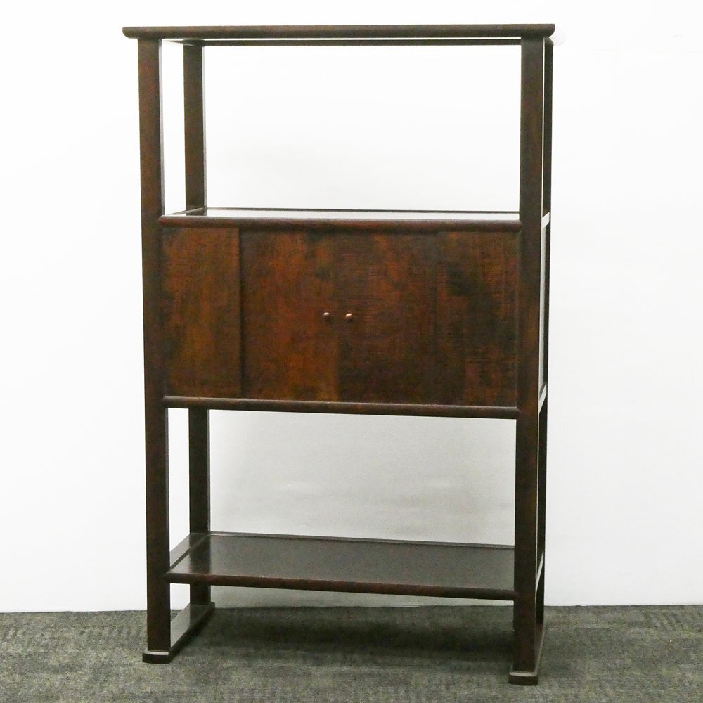 傷や汚れあり】♯ 松本民芸家具 #506型 朝鮮棚 ミズメザクラ 無垢材