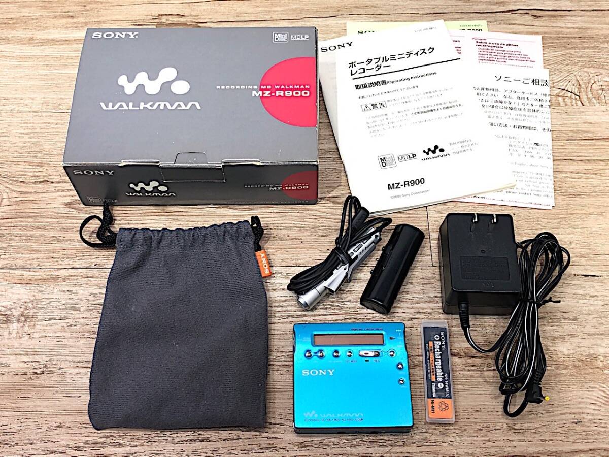ソニー SONY MDレコーダー MZ-R900 動作品 ACアダプター付き