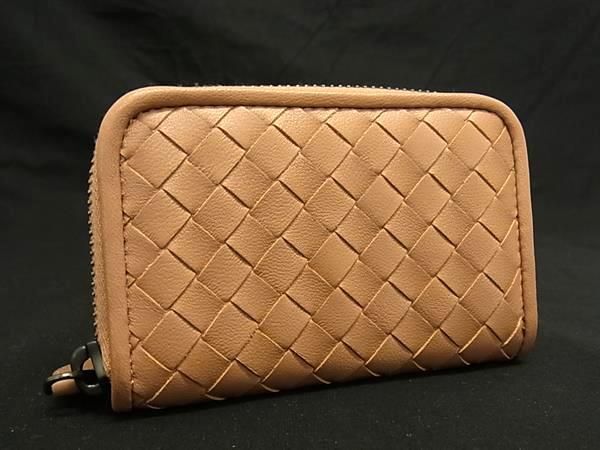 美品✨ BOTTEGA VENETA コインケースイントレチャート オレンジ 極美品